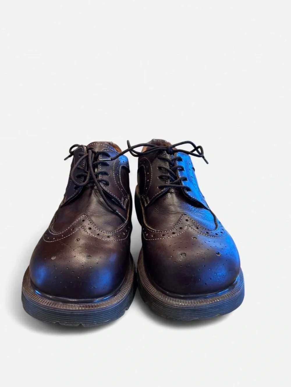 Vintage Dr. Martens P1088 Made in England Brown Platform Oxfords UK 6 US 8